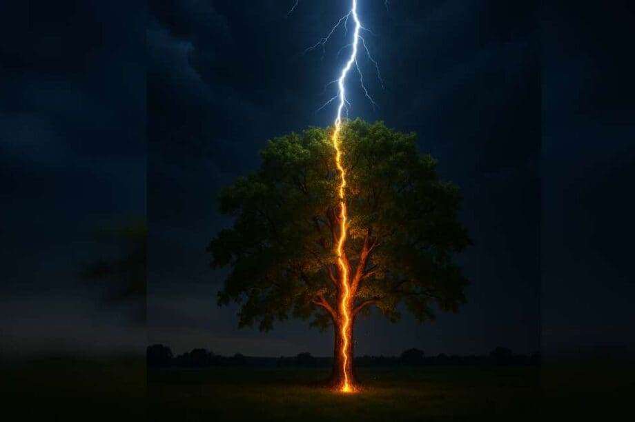 δέντρο κεραυνός
