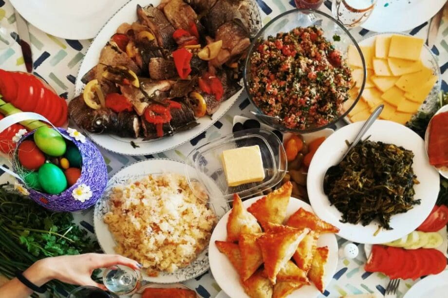 πασχαλινό τραπέζι