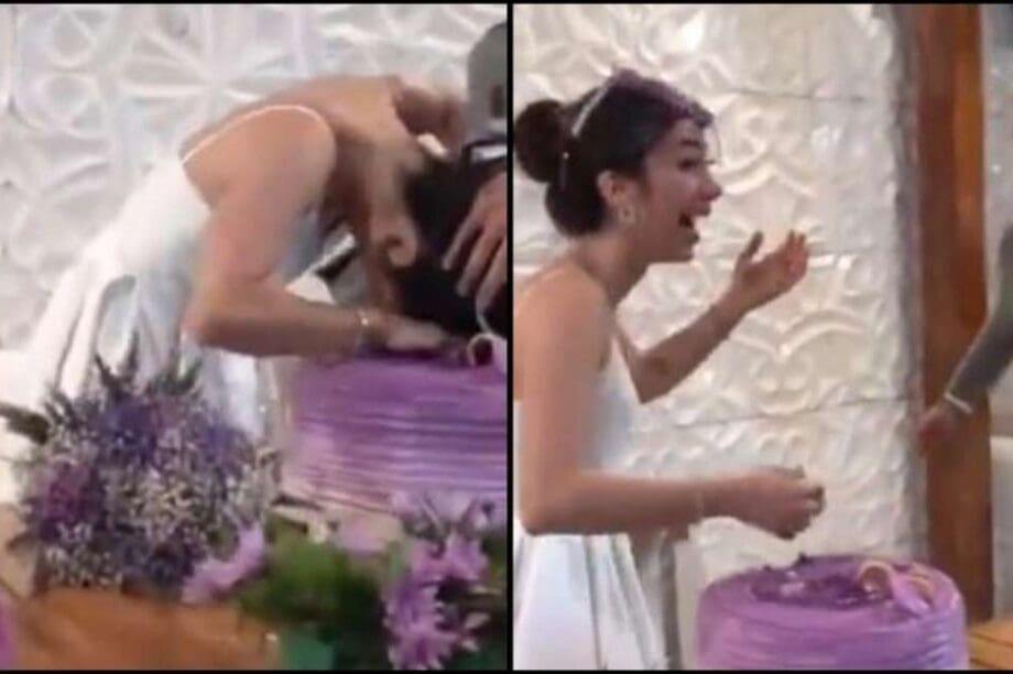 γαμπρός νύφη τούρτα