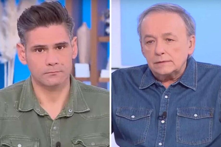 ο Δημήτρης Ουγγαρέζος με τον Ανδρέα Μικρούτσικο