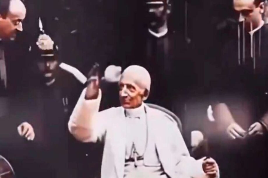 Ο προηγούμενος Πάπας Λέων σε πλάνα από το 1896