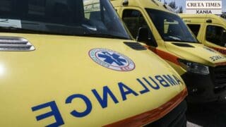 ΕΚΑΒ Χανιά ασθενοφόρο