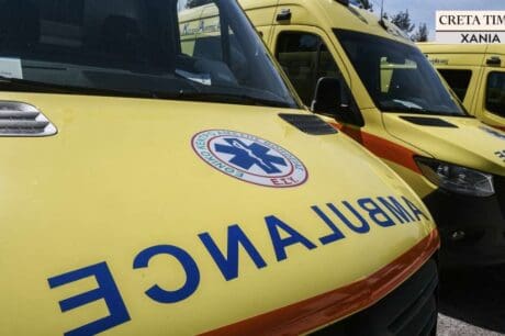 ΕΚΑΒ Χανιά ασθενοφόρο