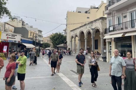 Ηράκλειο τουρισμός τουρίστες