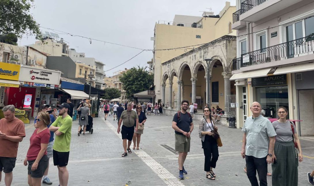Ηράκλειο τουρισμός τουρίστες