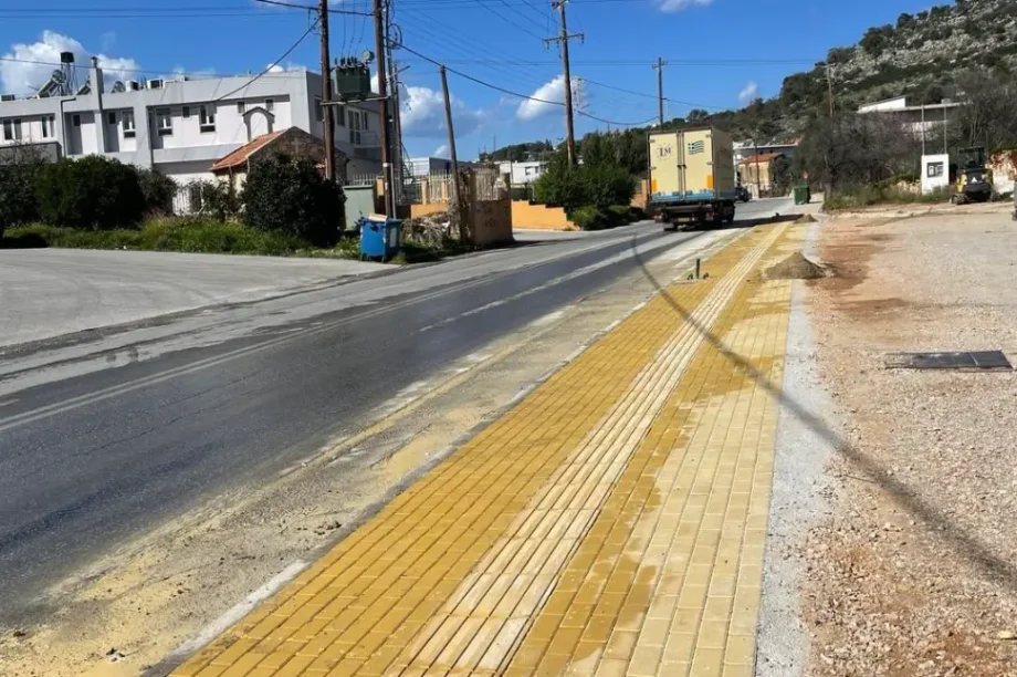 νέα πεζοδρόμια Χανιά