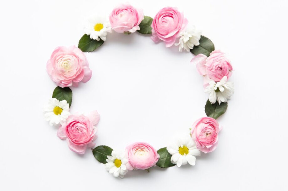 Στεφάνι λουλούδια