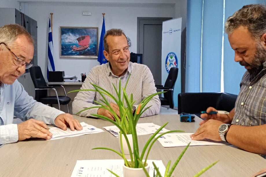 Δοξαστάκης Χερσόνησος σύμβαση δίκτυο άρδευσης