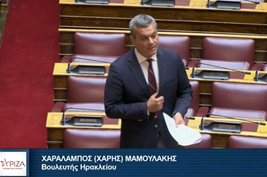 Την άμεση ανάγκη τροποποίησης του ρυθμιστικού πλαισίου για τις ΒιΠε ζητάει ο Χάρης Μαμουλάκης