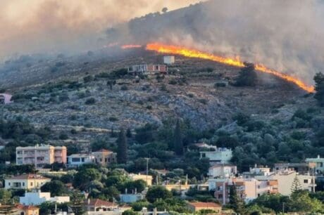 Χίος φωτιά