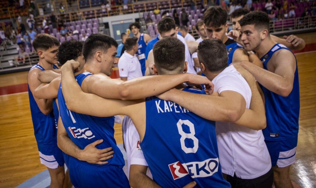Ευρωμπάσκετ U20: Ο αγώνας της Ελλάδας με την Τσεχία live