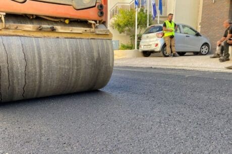ασφαλτόστρωση Χριστομιχάλη Ξυλούρη