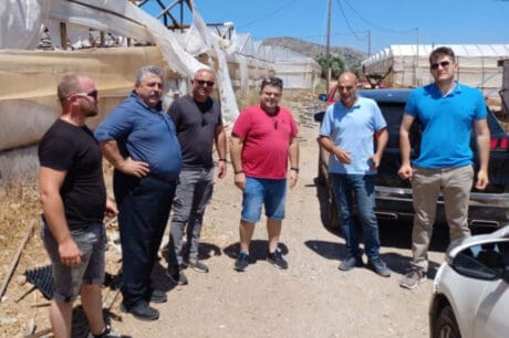 Πραγματοποίησε αυτοψία ο Νίκος Καλογερής στην Παλαιόχωρα