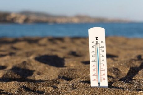 θερμόμετρο ζέστη ήλιος καλοκαίρι