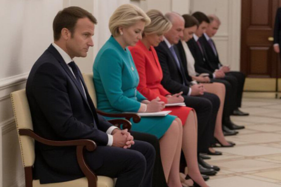 Ψεύτικη η φωτογραφία-viral των Ευρωπαίων ηγετών στον Λευκό Οίκο!
