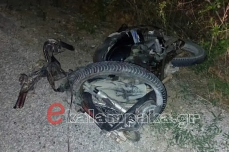 Καλαμπάκα: Θανατηφόρο τροχαίο με θύμα μοτοσικλετιστή (φωτογραφίες)