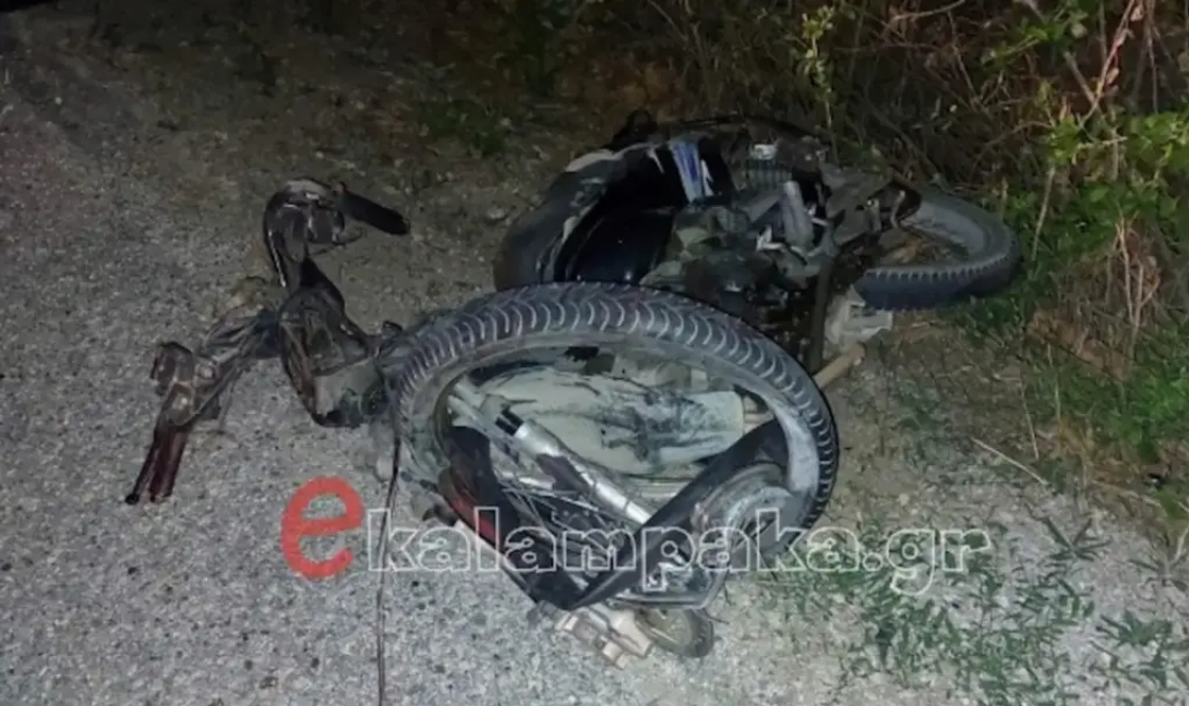 Καλαμπάκα: Θανατηφόρο τροχαίο με θύμα μοτοσικλετιστή (φωτογραφίες)