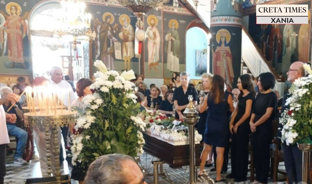 Χανιά: Θλίψη στο «τελευταίο αντίο» για τον Γιώργο Αγοραστάκη