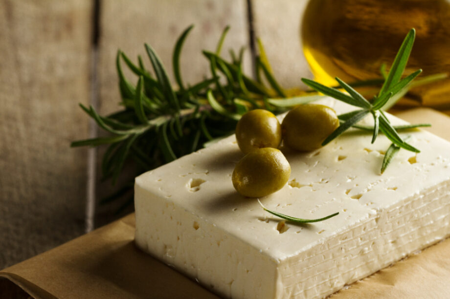 Φέτα ελαιόλαδο ελιές