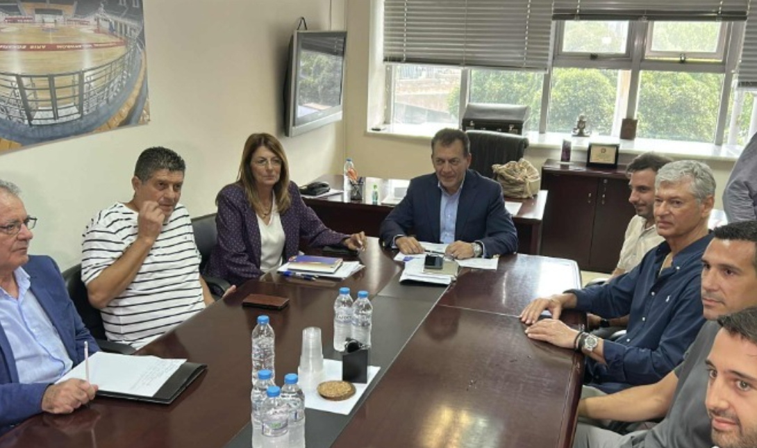 Γ. Βρούτσης: «Θα βοηθήσουμε ως Πολιτεία τα όνειρα της ΚΑΕ Άρης να γίνουν πραγματικότητα»