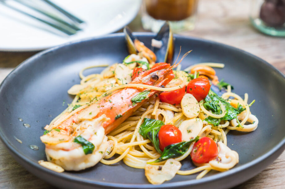 γαριδομακαρονάδα