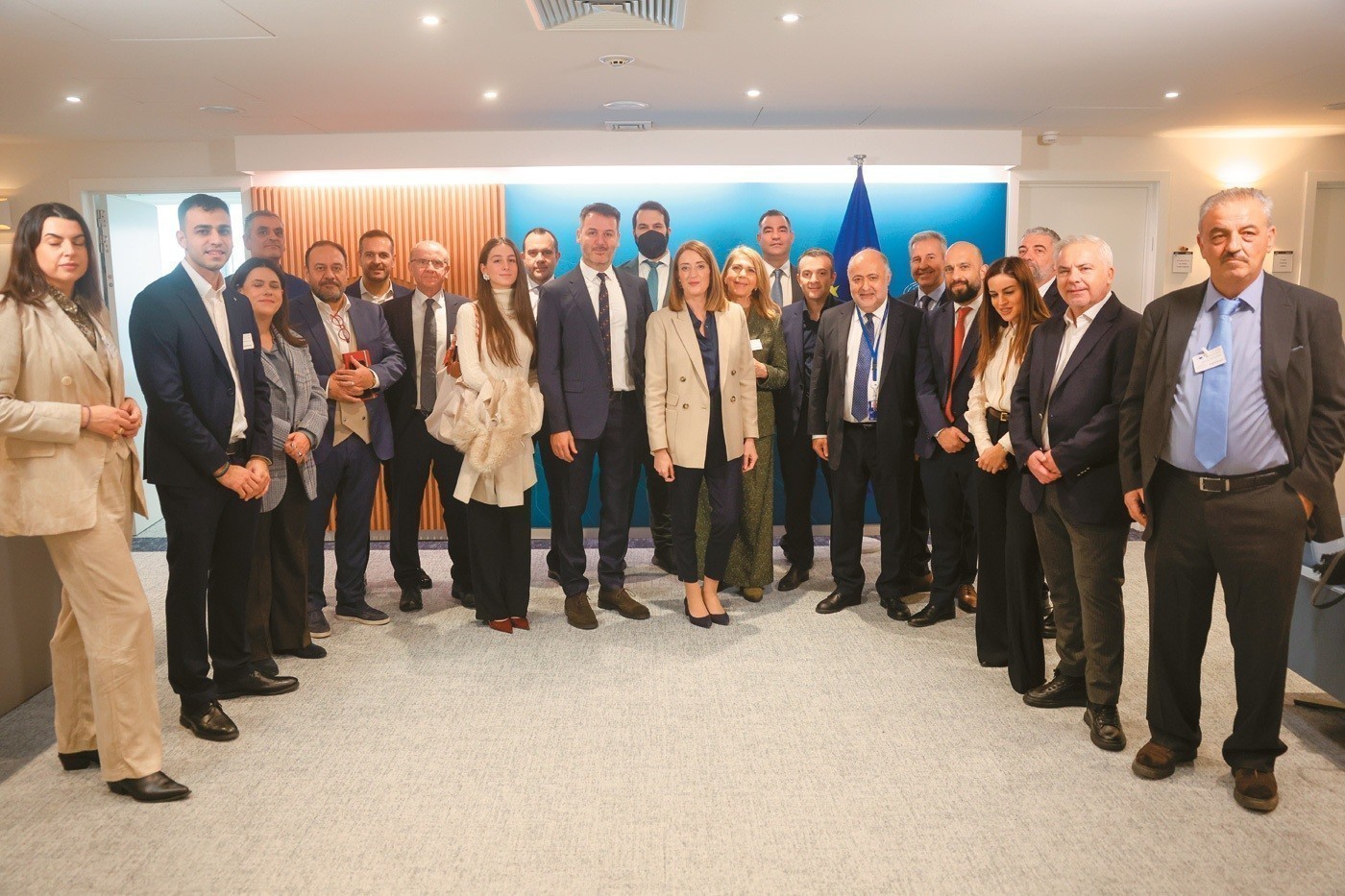 Από την πρόσφατη επίσκεψη κλιμακίου του ΣΕΛΠΕ στο Ευρωπαϊκό Κοινοβούλιο, όπου είχε συναντήσεις με ευρωβουλευτές και στελέχη της Κομισιόν