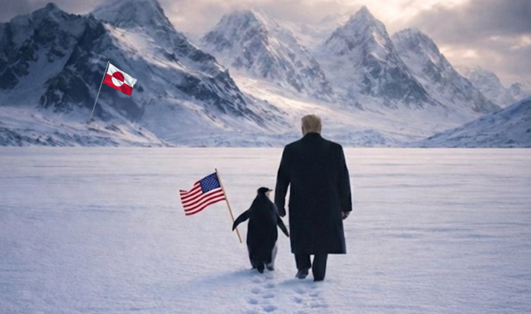 Τραμπ πιγκουίνος