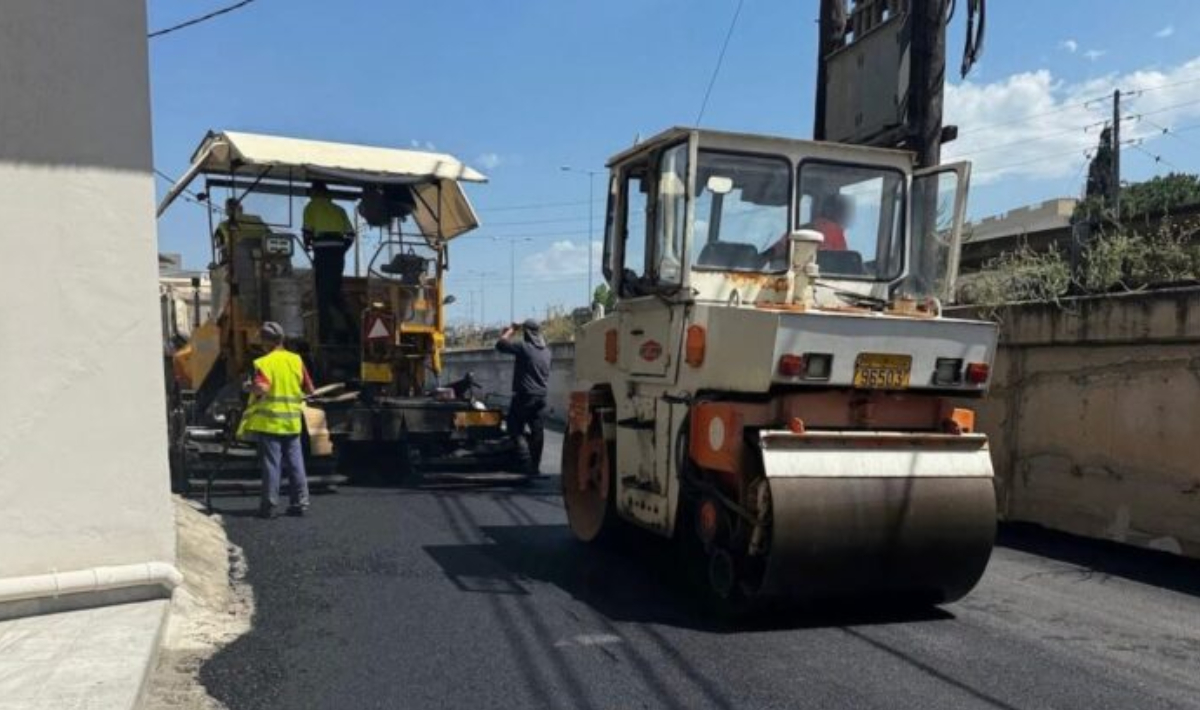 Άσφαλτο σε διασταύρωση θα ρίξει ο δήμος Ηρακλείου