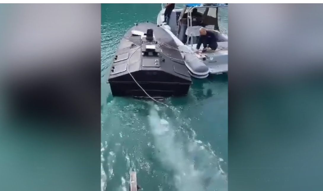 Θρίλερ με το μη επανδρωμένο ναυτικό drone στη Λευκάδα (βίντεο)
